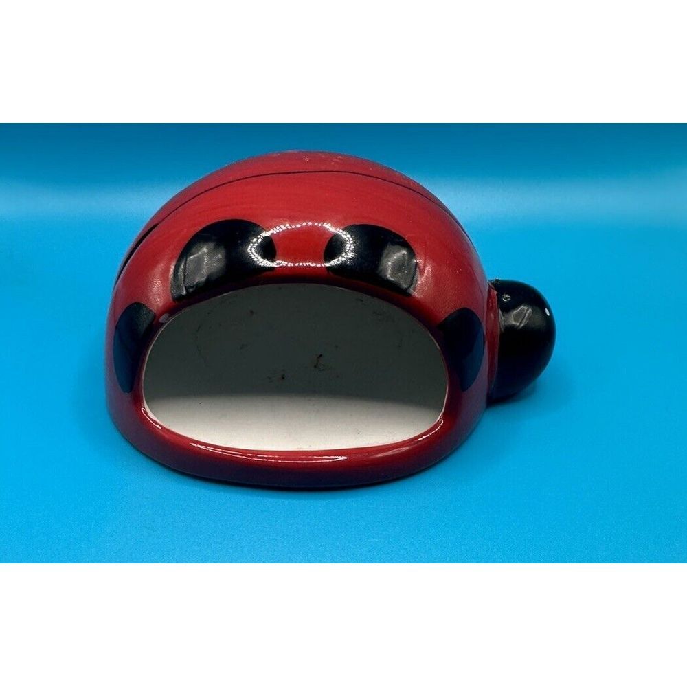 Ladybug Ring Dish Drink‎ A Box Ceramic Boston Warehouse Trading Company 2002